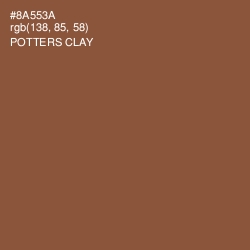 #8A553A - Potters Clay Color Image